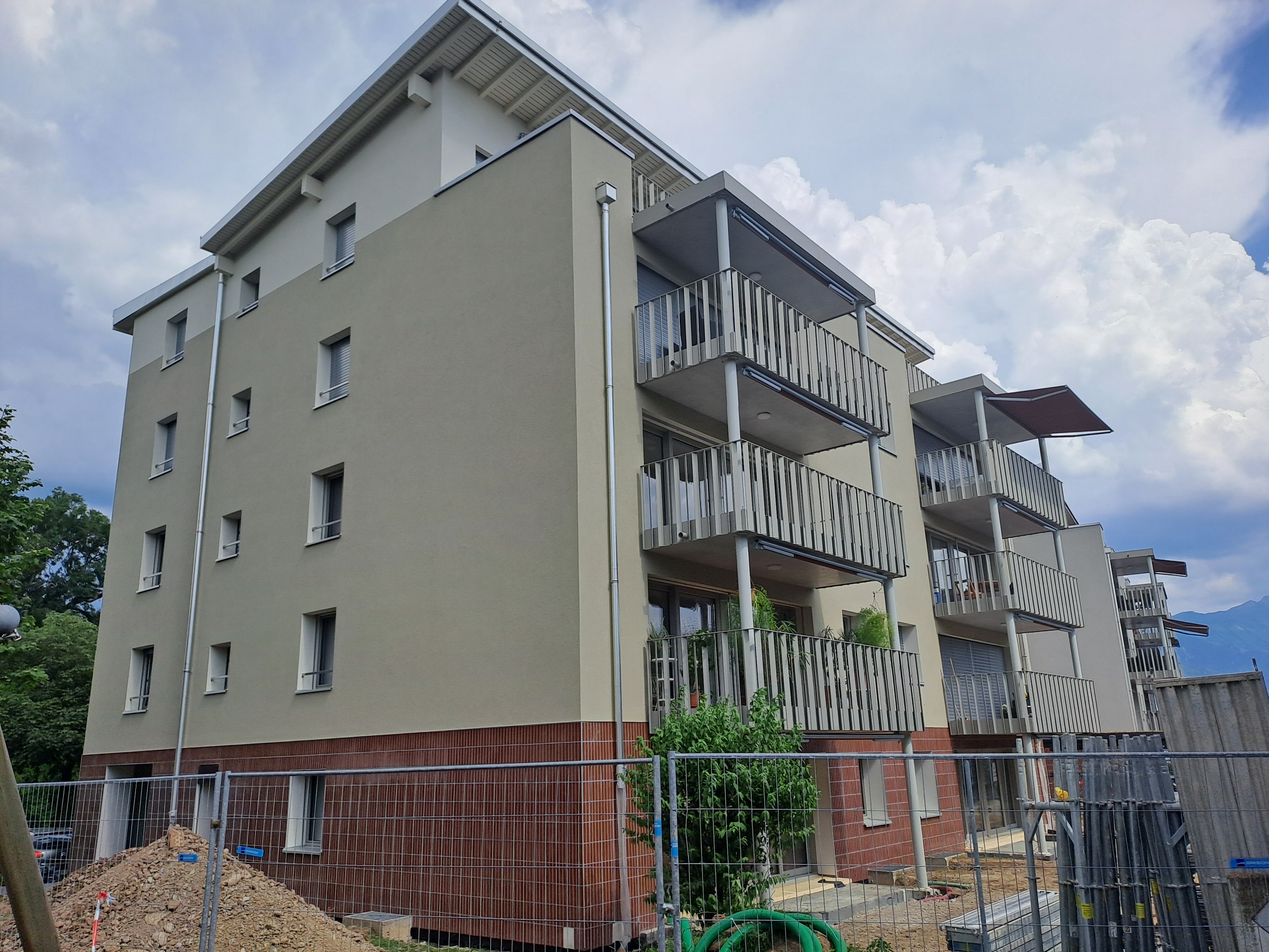 Chantier de la Léchère à Bulle réalisation