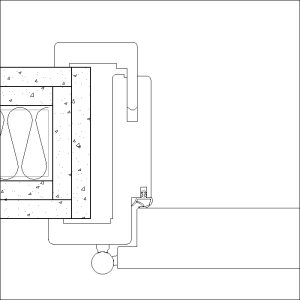 Porte communication à recouvrement - CFC